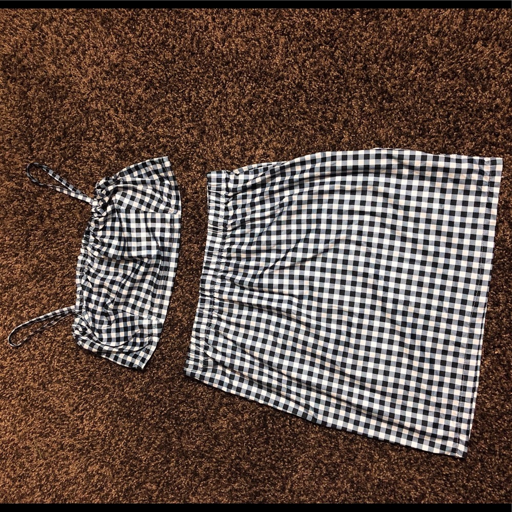 Co ords checkered set